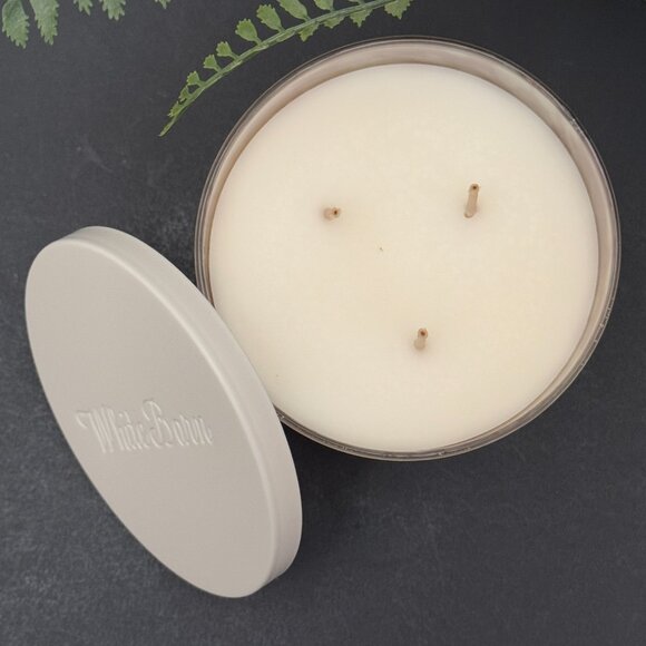 BBW Hot Pink Cocoa White Barn Bath & Body Works 3 Wick Candle - Picture 6 of 10